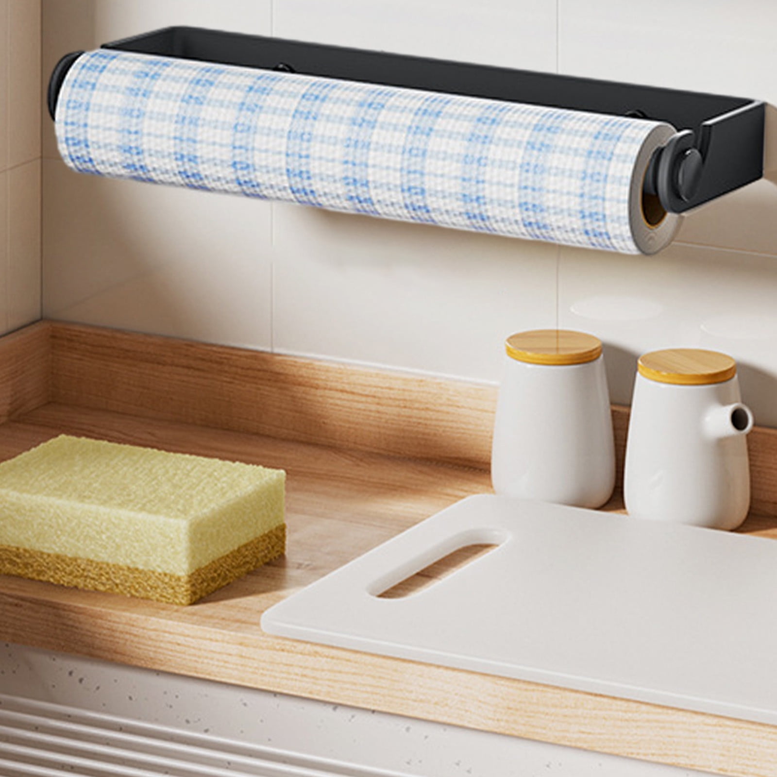 TNDBKQWR Bathroom Roll Paper Towel Rack Multifunctional Paper Towel ...