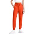 thumbnail image 1 of TNNZEET Women's Joggers with Pockets - High Waisted Sweatpants Tapered Leg Drawstring Lightweight Athletic Pants for Sports and Casual Wear,Saffron,M, 1 of 3
