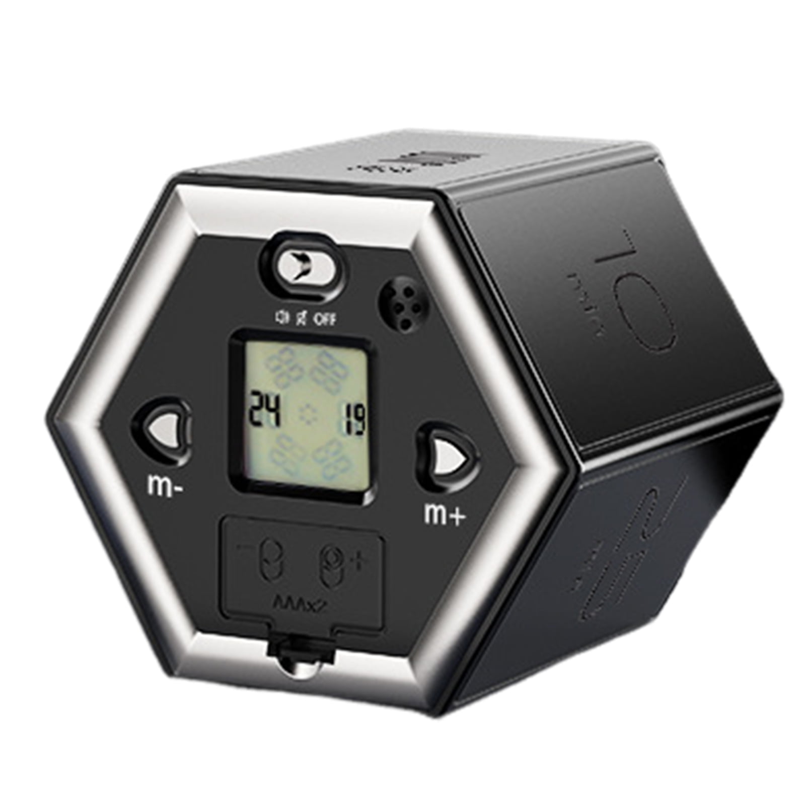 TNOBHG 6 Preset Time Timer Hexagon Timer with Sensor Flipping Led ...