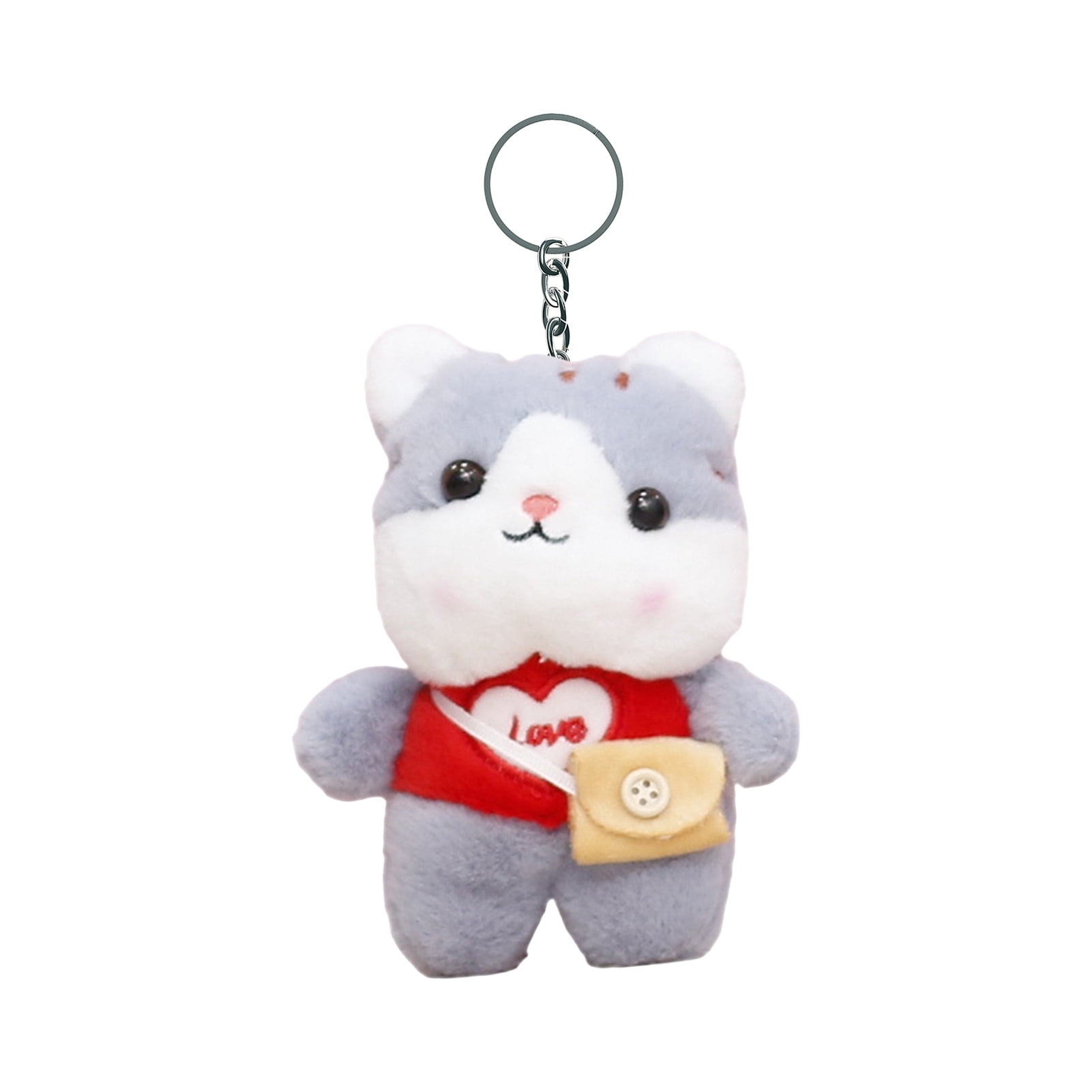 TNOBHG Animal Plush Backpack Decoration Plush Pendant Cartoon Cat Plush ...