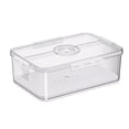 thumbnail image 1 of TNOBHG Bread Box with Silicone Sealing Strips Refrigerator Storage Transparent Timer Lid Airtight Container for Fresh-keeping Homemade Sourdough Pound Cake, 1 of 8