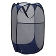 thumbnail image 1 of TNOBHG Breathable Mesh Laundry Basket Foldable Laundry Basket with Side Pockets Capacity Dirty Clothes Storage Basket Breathable Mesh Durable for Sorting, 1 of 8