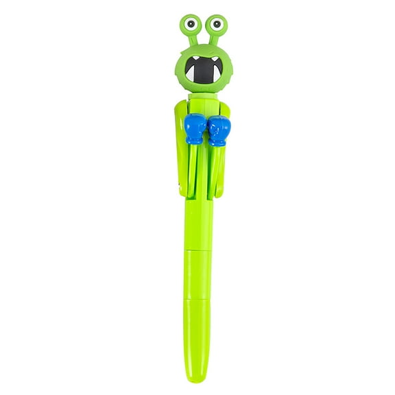 TNOBHG Cartoon Boxing Pen Decompression Pen Press Movable Boxing Pen Cartoon Shape Writing Fluently Ultra-fine Point Creative Interactive Pen Stationery Gift