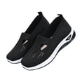 thumbnail image 1 of TNOBHG Casual Work Shoes Women's Casual Shoes Hollow Out Super Breathable Soft Sole Slip-on Anti-skid Arch Support Walking Shoes for Mother Grandmother Daily, 1 of 8