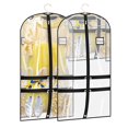 thumbnail image 1 of TNOBHG Cheer Uniform Costume Bag Transparent Multi-pocket Clothing Dustproof Bag Set for Hanging Storage Moisture-proof Zipper Closure Ideal for Dance, 1 of 8