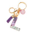 thumbnail image 1 of TNOBHG Epoxy Resin Tassel Keychain Shiny Heart-shaped Sequins Letter Cup Charm Keychain with Tassel Resin Keyring Mug Accessory Cute Pink Tassel Mug, 1 of 8
