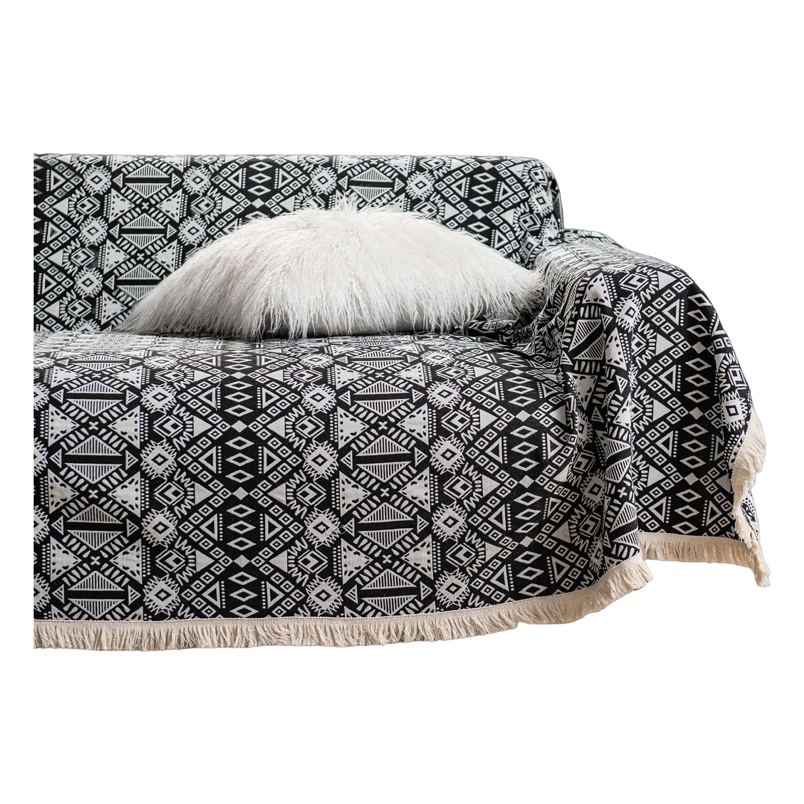 TNOBHG Farmhouse Couch Cover Vintage Farmhouse Universal Sofa Cover