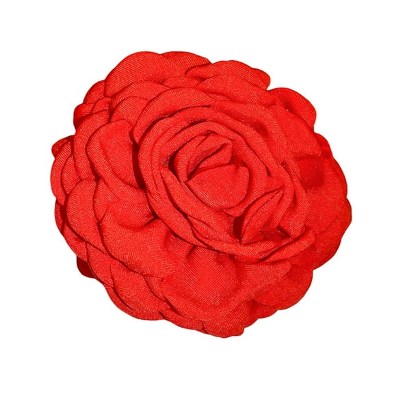 TNOBHG Flower Hair Claw Large Camellia Flower Decor Hair Claw Back Head Bathing Hair Clip Anti-slip Hair Barrette Headdress Hair Accessories