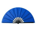 thumbnail image 1 of TNOBHG Handmade Fan Retro Style Folding Fan Lightweight Strong Fan Bone Chinese Dance Tai Chi Kung Fu Party Decoration Collectible Handmade Artisan Fan, 1 of 8