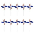 thumbnail image 1 of TNOBHG Independence Day Windmill American Flag Windmill Independence Day Red White Blue Waterproof Pinwheels Patriotic Decor Patriotic Decoration, 1 of 8