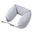 thumbnail image 1 of TNOBHG Inflatable Neck Pillow Breathable Adjustable Stuffable U-shaped Travel Neck Pillow with Hidden Zipper Super Soft Neck Support U-shaped Travel Pillow, 1 of 8