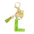 thumbnail image 1 of TNOBHG Keychain Pendant Gift Ideas 2pcs Letter Keychains Green Butterfly Pendant Keychain Set Exquisite Relief Alphabet Keychain Pendant for Best Friend Mom, 1 of 8