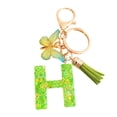 thumbnail image 1 of TNOBHG Keychain Pendant Gift Ideas 2pcs Letter Keychains Green Butterfly Pendant Keychain Set Exquisite Relief Alphabet Keychain Pendant for Best Friend Mom, 1 of 8