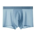 thumbnail image 1 of TNOBHG Men Mid-waisted Shorts Briefs Men's Summer Thin Underwear Mid-rise Sexy Transparent Shorts Panties Breathable Plus Size Seamless Comfortable Underwear, 1 of 8