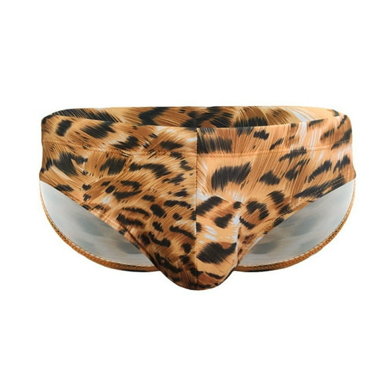 TNOBHG Men Swimming Briefs Men's Quick-drying Tiger Print Swim Briefs Breathable Slim Fit Quick-drying Swim Trunks