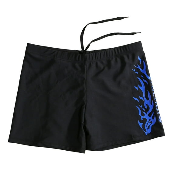TNOBHG Men Swimming Shorts Men's Quick Dry Soft Elastic Mid Waist Swimming Trunks Thin Breathable Slim Fit Printed Hot Spring Bathing Shorts for Summer Beach