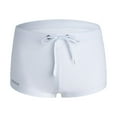 thumbnail image 1 of TNOBHG Men Swimming Trunks Summer Men Swim Shorts Low-rise Solid Color Beach Tight Swimming Trunks with Waist Tie Swimsuit Sports Surf Shorts Low-waisted, 1 of 8