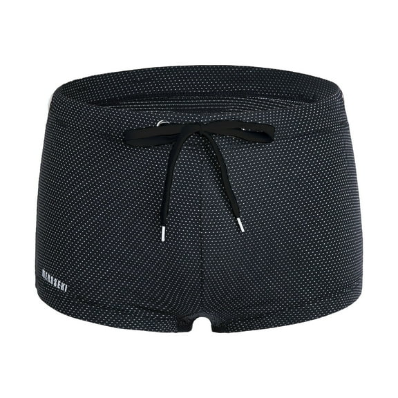 TNOBHG Men Swimming Trunks Summer Men Swim Shorts Low-rise Solid Color Beach Tight Swimming Trunks with Waist Tie Swimsuit Sports Surf Shorts Low-waisted