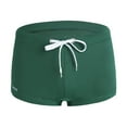 thumbnail image 1 of TNOBHG Men Swimming Trunks Summer Men Swim Shorts Low-rise Solid Color Beach Tight Swimming Trunks with Waist Tie Swimsuit Sports Surf Shorts Low-waisted, 1 of 8