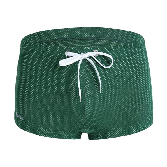 TNOBHG Men Swimming Trunks Summer Men Swim Shorts Low-rise Solid Color Beach Tight Swimming Trunks with Waist Tie Swimsuit Sports Surf Shorts Low-waisted