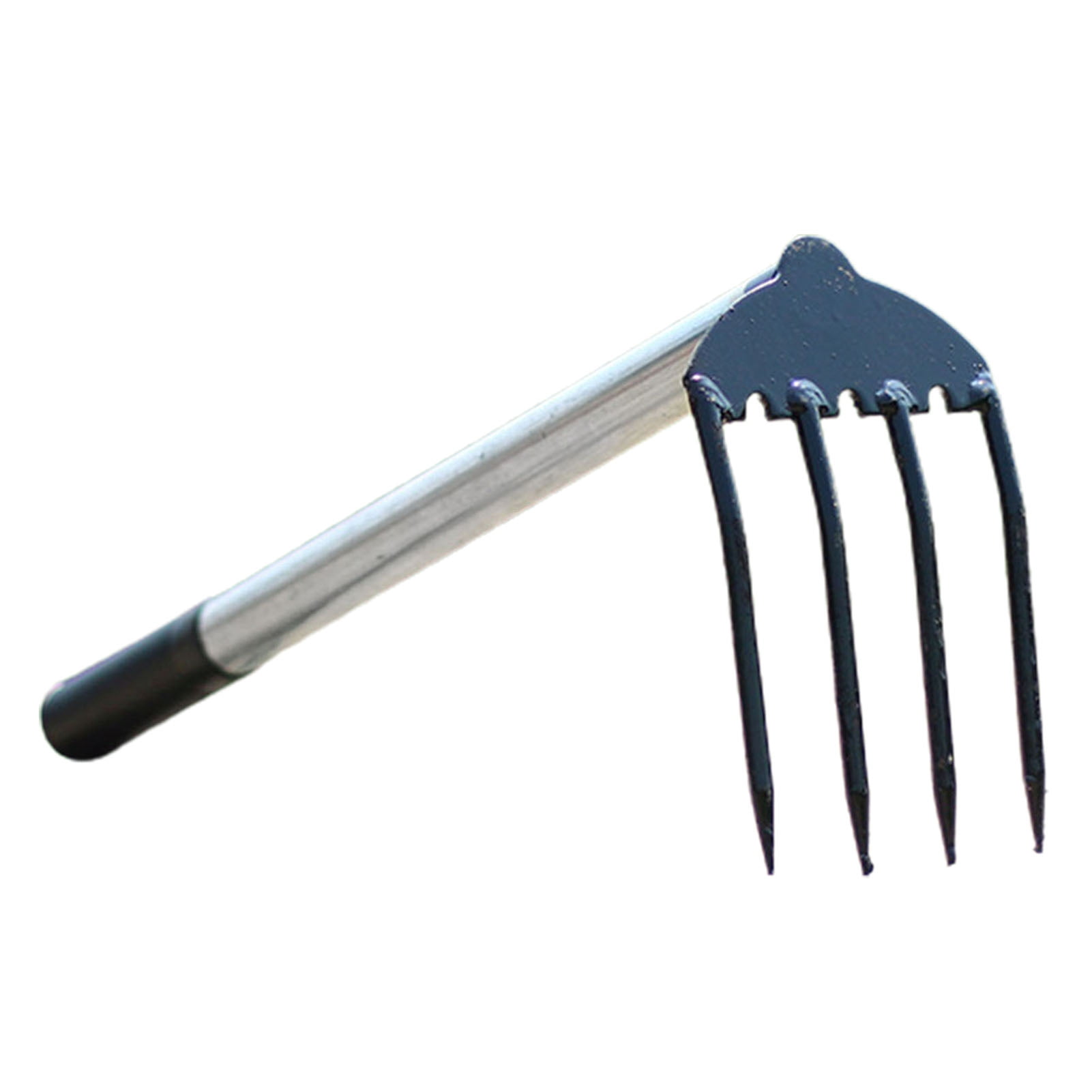 Vegetables Rake TNOBHG Metal Garden Rake Garden Rake with 3/4 Teeth Weed Puller Tool ...