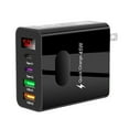 thumbnail image 1 of TNOBHG Multi-port Wall Charger Phone Charging Adapter Type-c Usb 4 Ports Fast Charging 45w Power Output with Digital Display Us Plug Charger 45w Power Output, 1 of 8