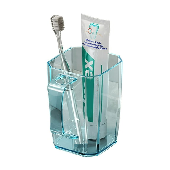 TNOBHG Plastic Dental Rinse Cup Transparent Plastic Mouthwash Cup with Handle Easy to Clean Dental Cup for Home Bathroom Travel