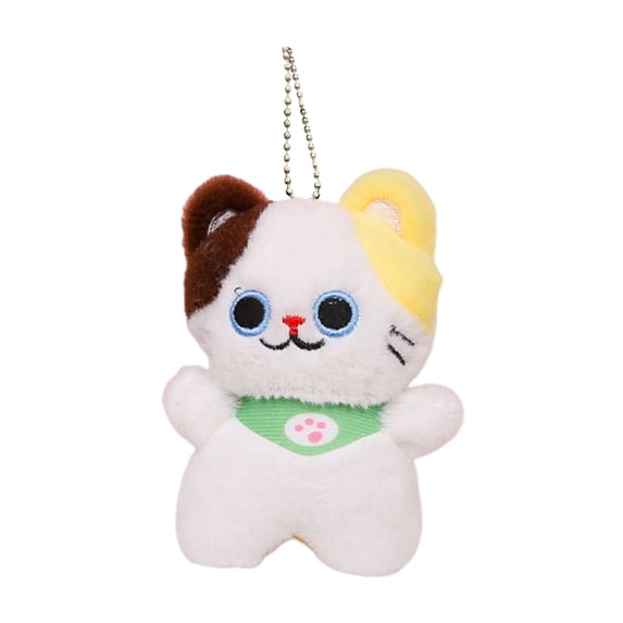 TNOBHG Plush Keychain Plush Pendant Cartoon Cat Stuffed Animal Fine Workmanship Keychain for Bag Decoration Washable Plush Pendant