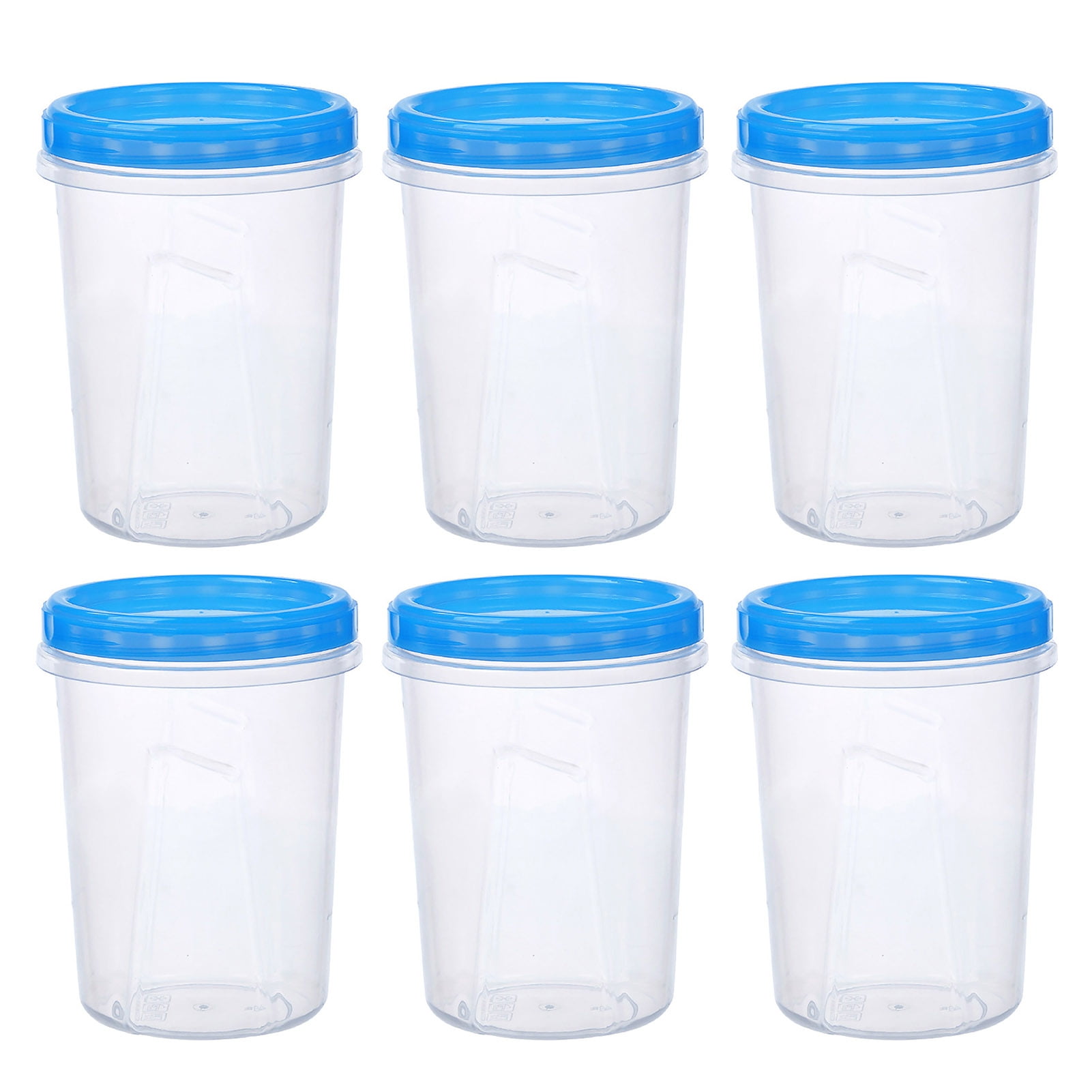 TNOBHG Reusable Food Storage Container 6 Pcs Crisper Box with Lid