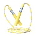 thumbnail image 1 of TNOBHG Soft Bead Skipping Rope 280cm Kids Skipping Rope Segmented Soft Bead Adjustable Non-slip Handle Tangle-free Physical Testing Training Students Jump, 1 of 8