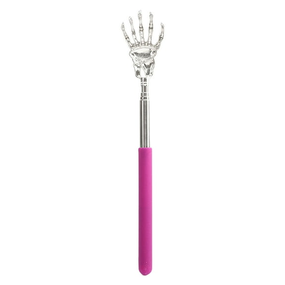 TNOBHG Stainless Steel Back Scratcher Extendable Stainless Steel Ghost Hand Back Scratcher Portable Telescopic Claw Massager Tool Funny Gift for Seniors Dad