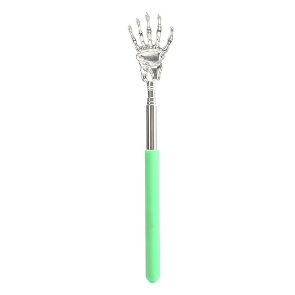 TNOBHG Stainless Steel Back Scratcher Extendable Stainless Steel Ghost Hand Back Scratcher Portable Telescopic Claw Massager Tool Funny Gift for Seniors Dad