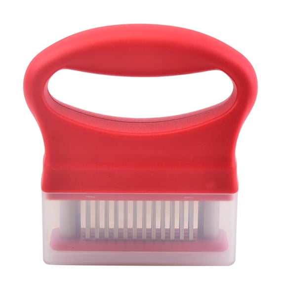 TNOBHG Stainless Steel Needle Meat Tenderizer Meat Tenderizer with 48 Stainless Steel Sharp Needle Blades Rust-free Kitchen Cooking for Tenderizing for Bbq