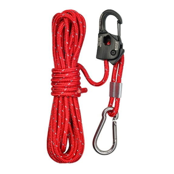 TNOBHG Tent Rope Tensioner Compact Size Portable Reusable Tent Rope Adjuster Camping Gear Accessory Rope Tensioning Tool