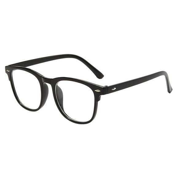 TNOBHG Transparent Full-frame Glasses Blue Light Blocking Glasses Unisex View Strong Hinge Smooth Transparent with Brim Eye Protection Bluelight Glasses