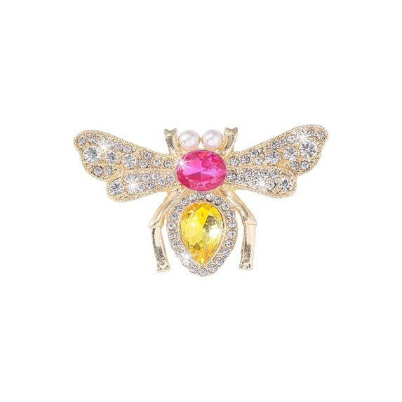 TNOBHG Unisex Bee Brooch Bee Brooch Elegant Anti-slip Shoulder Bag Suit Coat Collar Hat Scarf Decoration Perfect Party Prom Wedding Jewelry