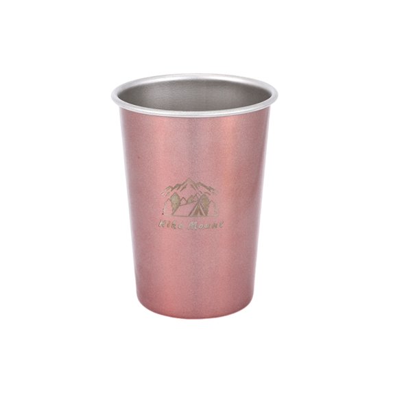 TNOBHG Water Cup Stainless Steel Drinking Cup Heat-resistant Rustproof Food Grade Dishwasher Safe Outdoor Camping Beer Tea Cup Coffee Mug Camping Water Cup