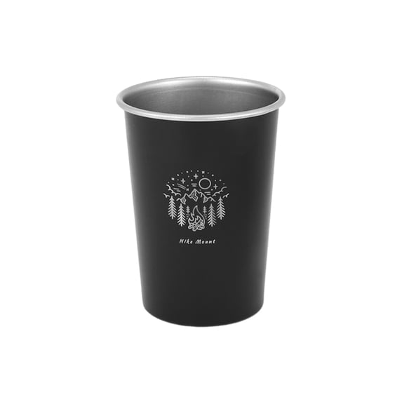 TNOBHG Water Cup Stainless Steel Drinking Cup Heat-resistant Rustproof Food Grade Dishwasher Safe Outdoor Camping Beer Tea Cup Coffee Mug Camping Water Cup