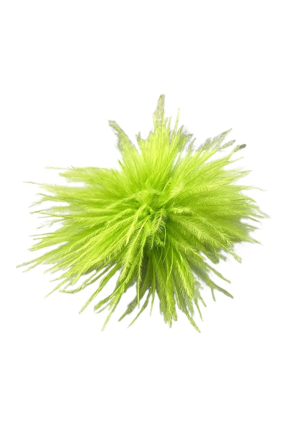 Women Brooch Unisex Brooch Faux Ostrich Feather Soft Anti-slip Lightweight Garment Hat Bag Decoration Wedding Party Prom Clothes Pin