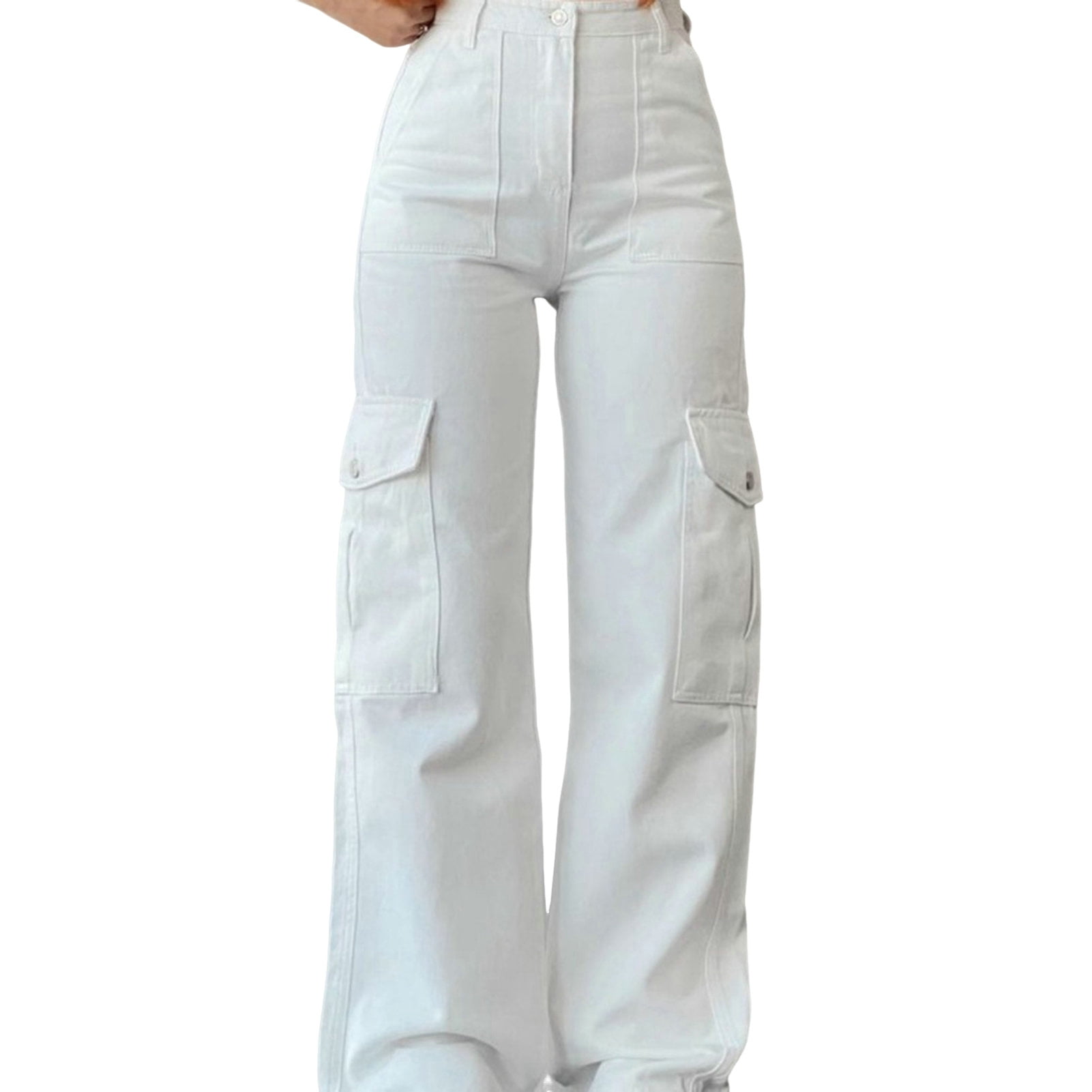 Women's Straight Leg Cargo Trousers