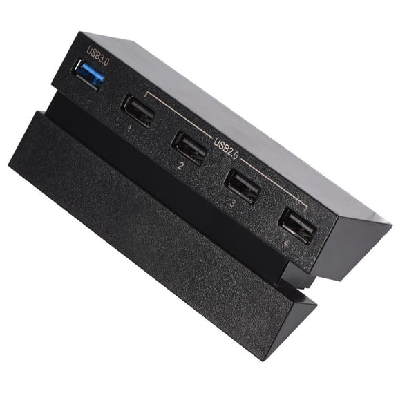 TNP 5 Port USB Hub for PS4 - USB 3.0/2.0 High-Speed Extender Adapter Accessories Expansion Hub Connector Splitter Expander Gaming Console (Not for PS4 Slim, PS4 PRO)