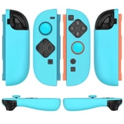 TNP JoyCon 2 Case Cover for Nintendo Switch 2 2025 - Protective Silicone Switch 2 Joycon Cover with Thumb Grip Caps - Ergonomic Anti-Slip Soft Shell Skin Case for Joy Con Controller Light Blue