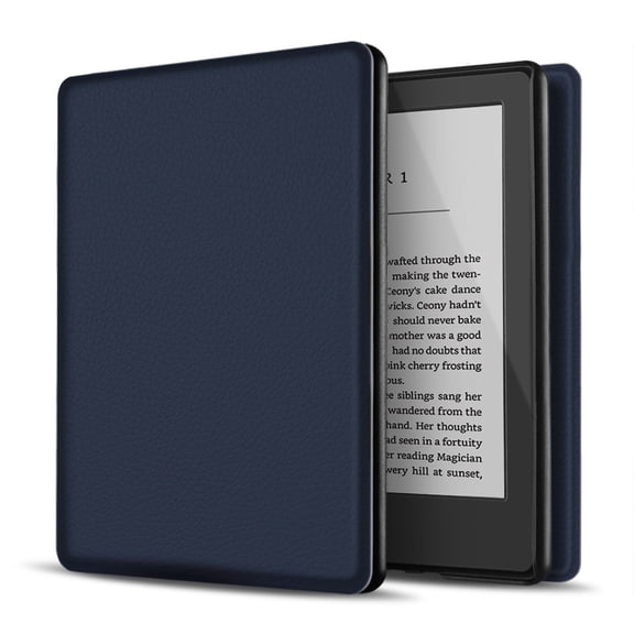 TNP Products Case for Kindle 10th Generation - Slim & Light Smart Cover Case with Auto Sleep & Wake for Amazon Kindle E-Reader 6" Display, 10th Generation 2019 Release (Dark Blue)