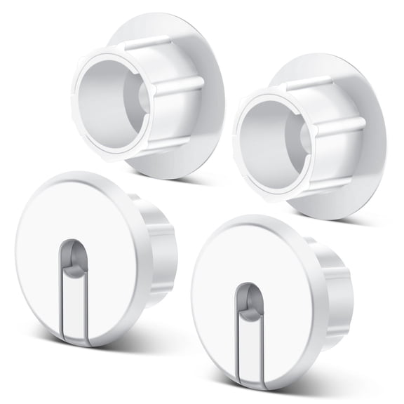 TNP Starlink Cable Grommet, 1-Inch Feed-Through Bushing, White, 4 Pack