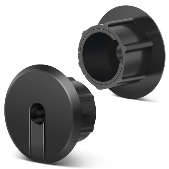 TNP for Starlink Cable Grommet Routing Kit - 1 Inch Wall Hole Feed Through Bushing, Silicone Wall Grommet for Starlink Ethernet Cable, Durable & Easy Installation, Black, 2 Pack
