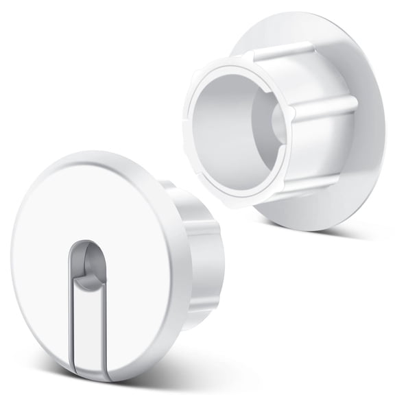 TNP for Starlink Cable Grommet Routing Kit - 1 Inch Wall Hole Feed Through Bushing, Silicone Wall Grommet for Starlink Ethernet Cable, Durable & Easy Installation, White, 2 Pack