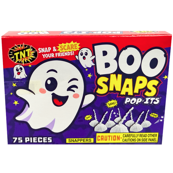 TNT Fireworks Boo Pop-its, Halloween White Paper Snaps