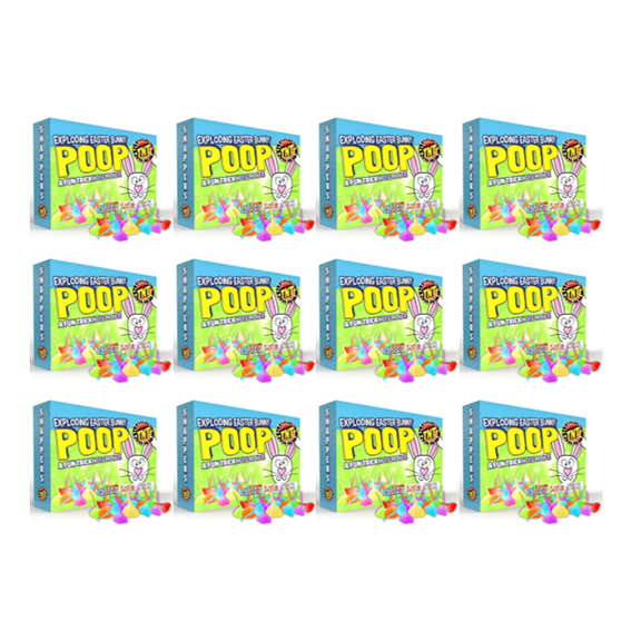 TNT Fireworks, Bunny Poop 12 Pack Snaps, Multicolor Pop-its