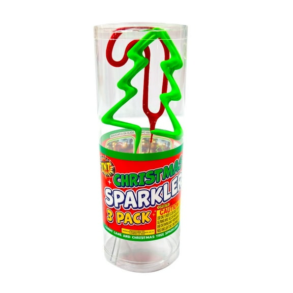 TNT Fireworks, Christmas Sparkler Pack, Shaped Sparklers, Gold Sparklers, Christmas Tree sparklers and Candy cane sparkler