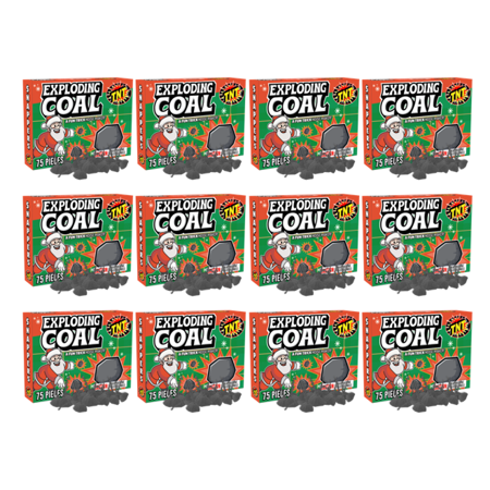 TNT Fireworks, Exploding Coal, 12 Boxes Per Order